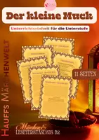 anteprima - Esercizi - Der kleine Muck – Wilhelm Hauff – Unità didattica di tedesco sulle FIABE B1 B2 - Pagina di copertina