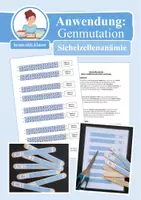 Vorschau - Arbeitsblätter - Materialpaket: Anwendungsbeispiele für Genmutationen (Punktmutation Genetik) - Seite 1