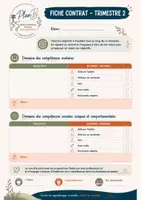 Aperçu - Apprentissages en autonomie - PLAN B - Contrat - Page 2