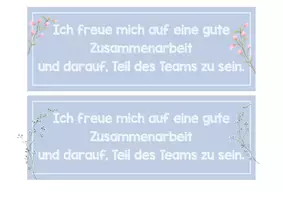 Vorschau - Präsentationen/Tafelbilder - Einstand Kollegium Schilder & Wimpel - Seite 2