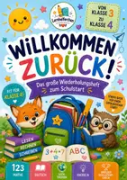 Vorschau - Arbeitsblätter - Willkommen zurück, Fit für Klasse 4, Mathe, Deutsch - Deckblatt