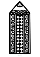 Vorschau - Arbeitsblätter - Muster Stifte Ausmalen - Zendoodle Fensterbilder zum Schulstart - Seite 2