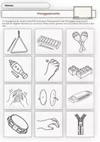 Vorschau - Arbeitsblätter - Klanggeschichte Klassenzimmer, Schule, Schulanfang, Arbeitsblätter Musik - Seite 2