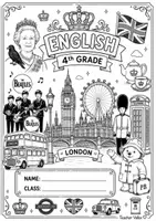 anteprima - Font originali - Copertine quaderno inglese classe 4 - Pagina di copertina