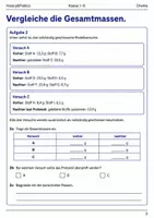 Vorschau - Arbeitsblätter - Basisscreening Chemie Massenerhaltung Klasse 7–8 - Seite 2