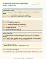 Vorschau - Arbeitsblätter - Wahlen und Demokratie – Prüfungstraining Sozialkunde (Klasse 9) - Seite 3