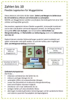 Vorschau - Fördermaterial/Inklusion - Zahlen bis 10 – Flexible Legekarten mit Muggelsteinen | Mengen, Zahlverständnis & Zahlzerlegung | 1. Klasse - Seite 1