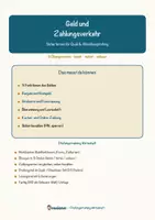 Vorschau - Arbeitsblätter - Geld und Zahlungsverkehr – Prüfungstraining Wirtschaft (Klasse 9) - Deckblatt