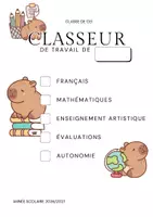 Aperçu - Autre type de ressources - Intercalaires classeurs CP et CE1 - Page 1