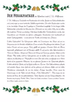 anteprima - Quiz - Der Nussknacker – LO SCHIACCHIANOCI nach E.T.A. Hoffmann – Unità didattica di tedesco sulle FIABE B1 B2 - Pagina 1