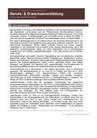 Vorschau - Arbeitsblätter - Berufs- & Erwachsenenbildung – Lernen ein Leben lang - Seite 1
