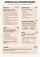 Vorschau - Arbeitsblätter - Weimarer Republik – Wiederholung & Zusammenfassung - Seite 3