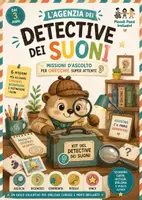anteprima - Esercizi - L'Agenzia dei Detective dei Suoni- Infanzia/ 1^ Primaria - Pagina di copertina