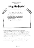 Vorschau - Mal- und Bastelvorlagen - Schulstart Einschulung Projekt Klassengemeinschaft | Klassentier Poster Pinguin+Ausmalbild - Seite 2
