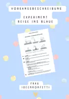 Vorschau - Arbeitsblätter - Experiment kooperative Erarbeitung einer Vorgangsbeschreibung - Deckblatt