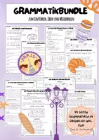 Vorschau - Arbeitsblätter - Komplettes Grammatik-Bundle ab 6. Lernjahr I 11. Klasse BY - Seite 1