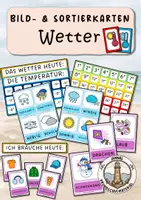 Vorschau - Arbeitsblätter - Wetter Klasse 1 - 4 Materialpaket - Seite 1