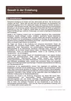 Vorschau - Arbeitsblätter - Gewalt in der Erziehung – Formen, Folgen & Kinderschutz - Seite 1