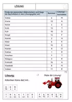 Vorschau - Arbeitsblätter - Lesespaziergang K - Seite 3