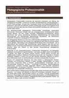 Vorschau - Arbeitsblätter - Pädagogische Professionalität - Seite 1