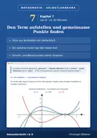 Vorschau - selbst erstellte Cliparts/Grafiken - Kapitel 7 Funktionsterm aufstellen Selbstlernkurs - Deckblatt