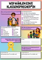 Vorschau - Arbeitsblätter - Klassensprecher wählen - Seite 1