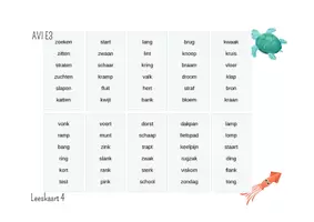 Voorbeeld - Leesblaadjes niveau AVI start - E4 50 leesblaadjes - Pagina 3