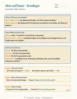 Vorschau - Arbeitsblätter - Aktiv und Passiv – Prüfungstraining Deutsch (Klasse 8) - Seite 3