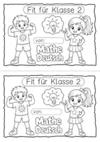 Vorschau - Arbeitsblätter - Fit für Klasse 2 Deutsch Mathe Kl 1 Ferienheft Wiederholung - Seite 2