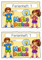 Vorschau - Arbeitsblätter - Fit für Klasse 2 Deutsch Mathe Kl 1 Ferienheft Wiederholung - Seite 3