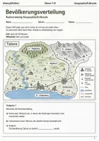 Vorschau - Arbeitsblätter - Geographie Basisscreenings Klasse 7–8 Minibundle - Seite 1