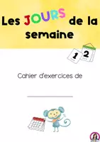 Vorschau - Arbeitsblätter - Les jours de la semaine, Übungsheft mit Lösungen - Seite 1