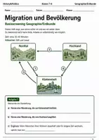Vorschau - Arbeitsblätter - Migration und Bevölkerung Basisscreening Klasse 7–8 - Deckblatt