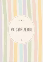 Vista previa - Unidades / Secuencias / Situaciones de Aprendizaje - DOSSIER VOCABULARI - Portada