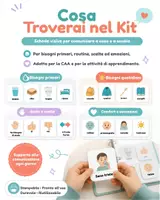 anteprima - Flashcard - Kit 50 Flashcard di Comunicazione, Bisogni e Routine - Pagina 3