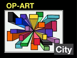 Vorschau - Stundenentwürfe - Op-Art City – Perspektive & Fluchtpunkt zeichnen | Kunst Schritt für Schritt | PDF - Seite 1