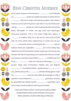 anteprima - Esercizi - Hans Christian Andersen – Märchendichter & Schriftsteller scritore e poeta delle fiabe Vita e lavoro - Pagina 1