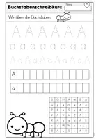 Vorschau - Arbeitsblätter - Buchstaben schreiben – Schreiblehrgang A–Z - Arbeitsblätter Grundschule - Seite 2