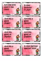 Vorschau - Spiele - Conversation Cards - Fragen und Kurzantworten mit (to) be - Seite 3
