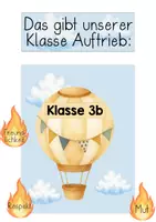Vorschau - Poster - Dekoration Klassengemeinschaft - Thema Heißluftballon - Seite 2