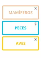 Vista previa - Tarjetas / Manipulativos - Familias de animales - página 2