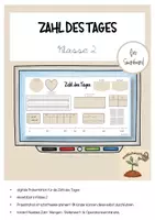 Vorschau - Präsentationen/Tafelbilder - Zahl des Tages - Klasse 2 Präsentation - Deckblatt