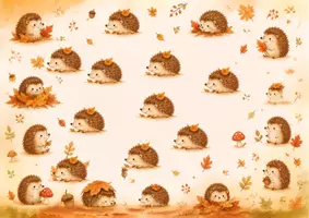 Vorschau - Spiele - Igel auf dem Weg ins Winterquartier- Würfelspiel für den Herbst - Seite 2