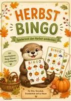 Vorschau - Spiele - Herbst-Bingo / spielerisches Herbstspiel für Kinder - Deckblatt