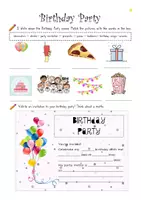Vorschau - Arbeitsblätter - Kreatives Materialpaket "Birthday" 3 -fach differenziert - Seite 3
