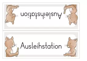 Vorschau - Anderer Materialtyp - Ausleihkommode, Ausleihstation (Schilder und Zusatzmaterial) - Seite 1