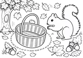 Vorschau - Spiele - Eichhörnchen sammelt Vorräte- Mengen- und Würfelspiel für den Herbst - Seite 2