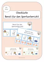 Vorschau - Fördermaterial/Inklusion - Checkliste - Bereit für den Sportunterricht? - Deckblatt
