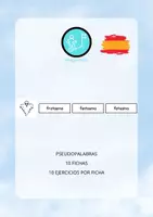 Vista previa - Hojas de trabajo - PSEUDOPALABRAS. ENCONTRAR LA REAL - Portada
