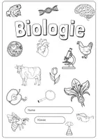 Vorschau - Arbeitsblätter - Deckblatt Biologie - Deckblatt